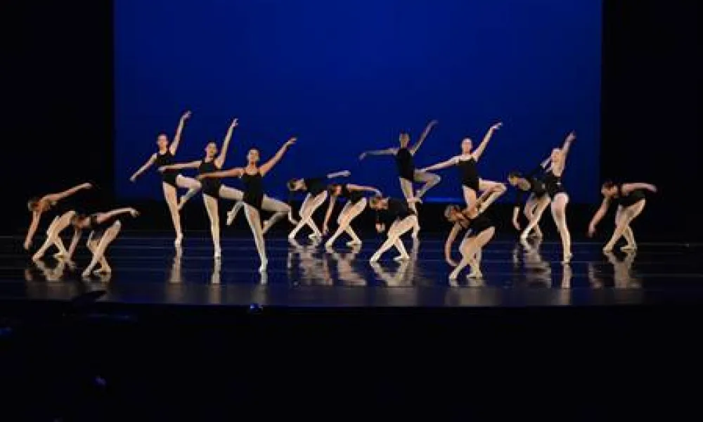 A group of Ballet dancers on stage