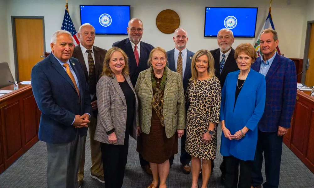 Members of the West Virginia Board of Education.