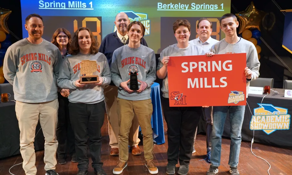 Members of Spring Mills High School Team 1.