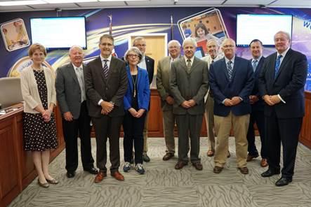 WVBE members and WVDNR members after signing MOU for patnership