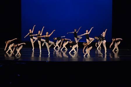 A group of Ballet dancers on stage