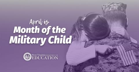 April is Month of the Military Child. 