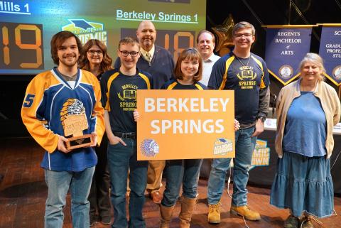 Members of Berkeley Springs High School Team 1