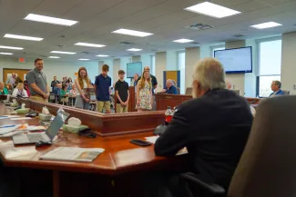 2024 Academic Showdown Winners Honored at Board Meeting